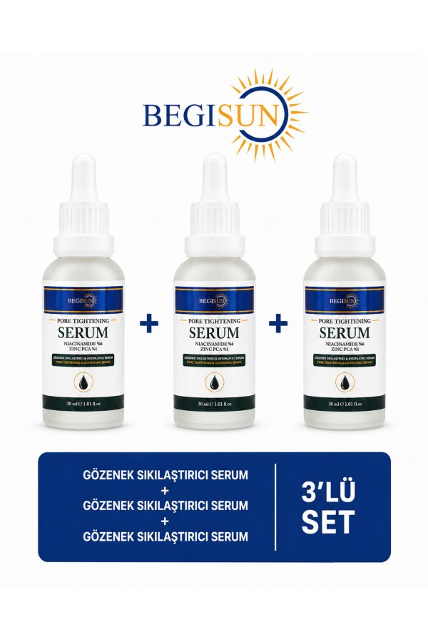 Gözenek Sıkılaştırıcı ve Aydınlatıcı Serum 3’lü Set